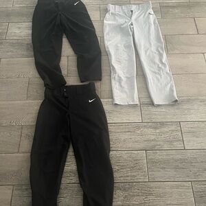 Nike Baseball /Softball Pants Bundle - Black & Light Gray
